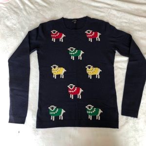 Talbots Christmas lamb sweater